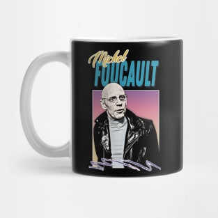 Michel Foucault / Philosopher Aesthetic Fan Design Mug